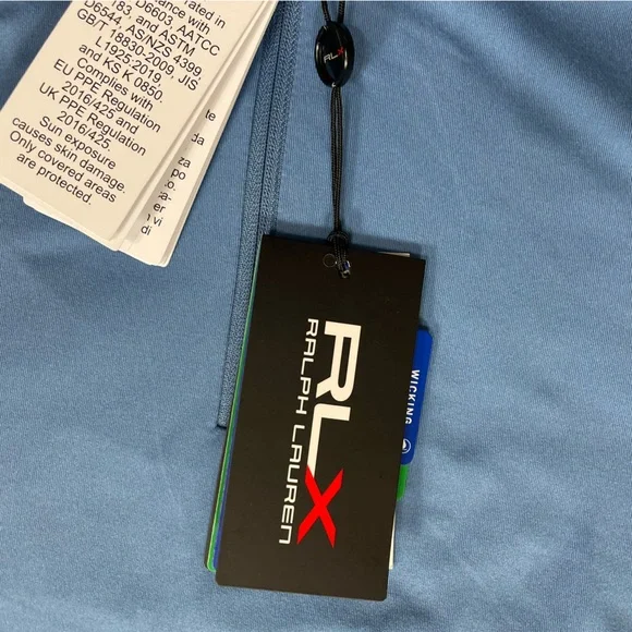 NWT RLX Ralph Lauren Quarter Zip Jersey Pullover (B-1) - Picture 13 of 16